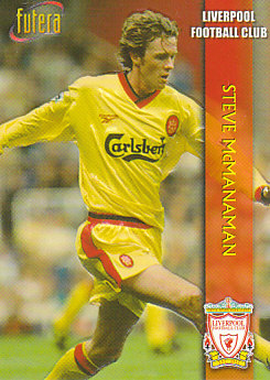 Steve Mcmanaman Liverpool 1998 Futera Fans' Selection Embrossed #16
